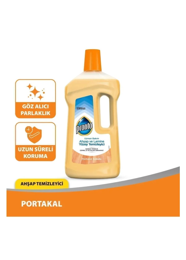 Pronto Ahşap Yüzey Temizleyici, Portakal, 750ml