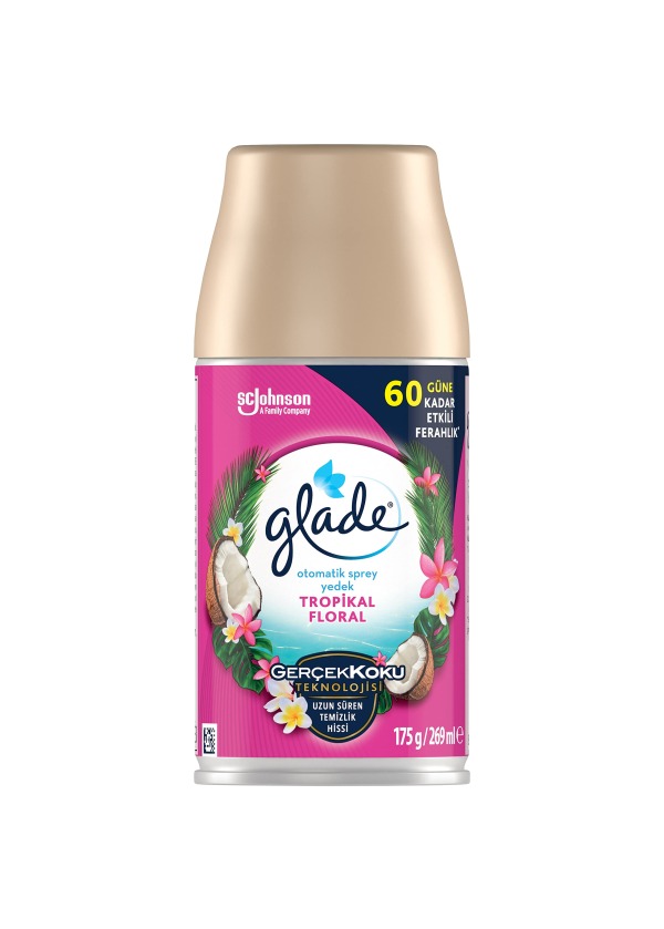 Glade Otomatik Sprey Yedek Tropikal Floral  269ml