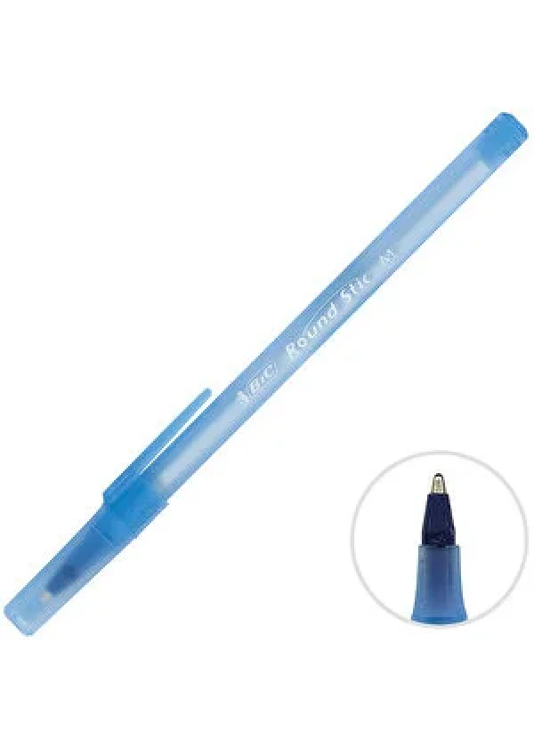 Bic Round Stic Tükenmez Kalem 1 mm Mavi 60'lı Paket