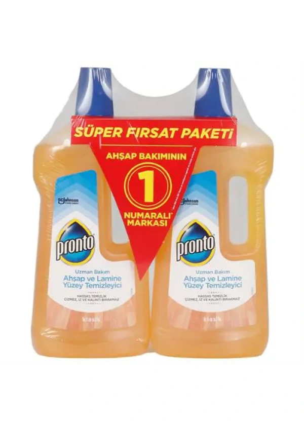 Pronto Ahşap Yüzey Temizleyici 750 ml x 2 Adet